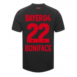 Bayer Leverkusen Victor Boniface #22 Hemmatröja 2023-24 Kortärmad